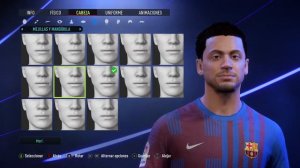 XAVI HERNANDEZ FIFA 22 FACE PRO CLUBS CLUBES PRO FC BARCELONA