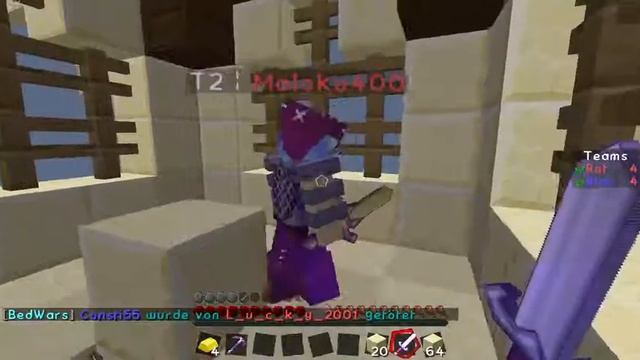 Let's Play Minecraft (German) GommeHD Server/Bed Wars смотреть онлайн