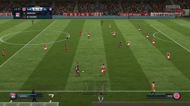 Ligue 2018/19 - Stade De Reims Vs Lyon - 17/08/18 - FIFA 18 смотреть онлайн