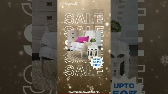 End of Year Sale 2023| Sale | Big Savings | Wooden Furniture | Rattan Furniture | Nismaaya Decor