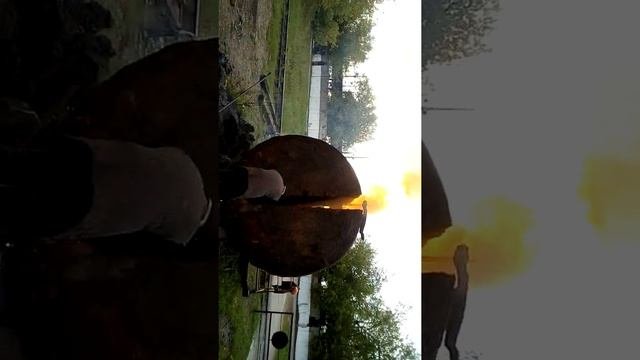 резка толстого металла резаком