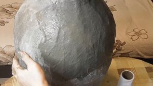 КАК СДЕЛАТЬ ОЧЕНЬ БОЛЬШОЙ ВАЗОН (КУВШИН) ДЛЯ КЛУМБЫ ИЗ ЦЕМЕНТА.