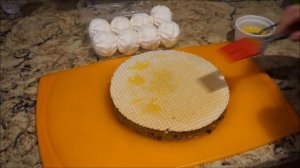Вафельный торт с зефиром - без выпечки