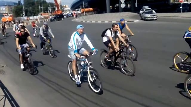 Велопробег в Новосибирске 13 августа 2016 смотреть онлайн