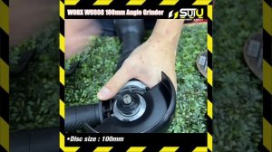 WORX WU808 100mm Angle Grinder Suiu