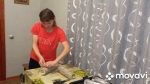 Рулет из свиного Сала. Пошаговый рецепт рулета в духовке.
