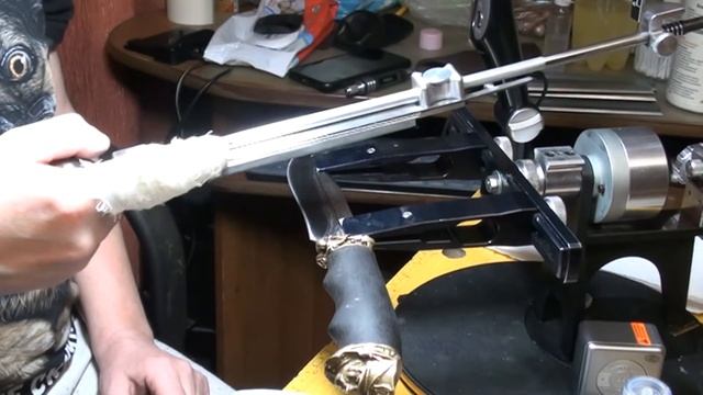 Заточка ножа для друга.Сталь 95х18. смотреть онлайн