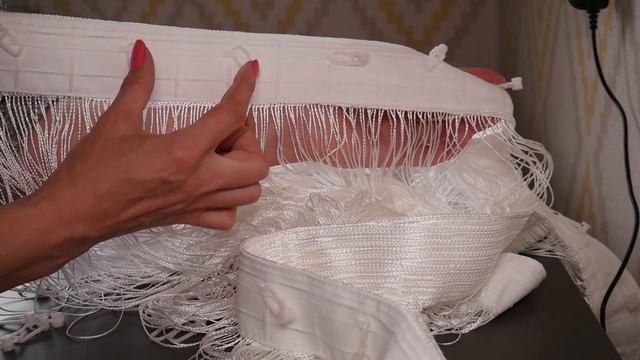 Как ПРАВИЛЬНО И КРАСИВО  ПОВЕСИТЬ ШТОРЫ на Карниз на Шторной Ленте  (нитяные шторы)