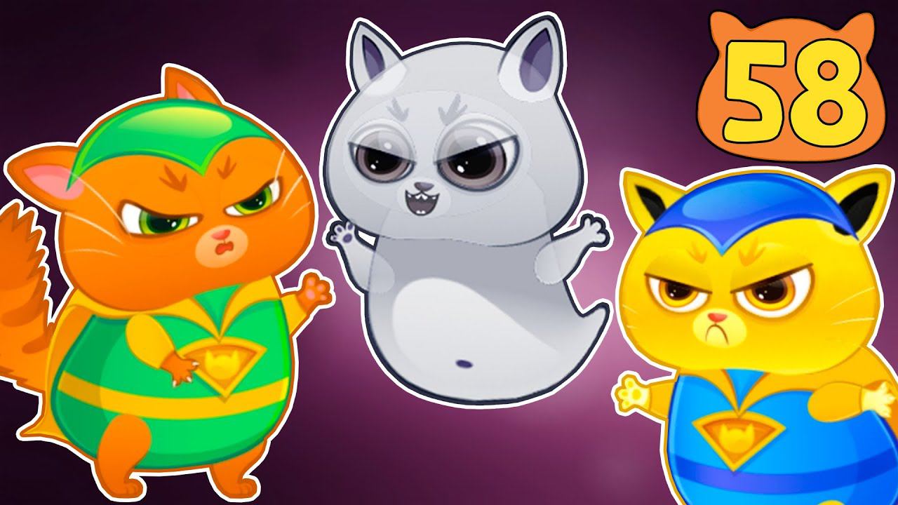 Суровый КОТИК БУБУ №58. Бубу и Игруля спасают Хвостика. Мультик ИГРА про котят на канале Хвостик ТВ