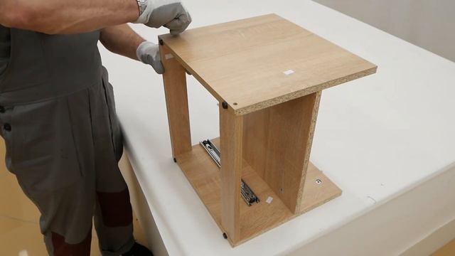 Инструкция по сборке. Тумба прикроватная Riviera 1S смотреть онлайн