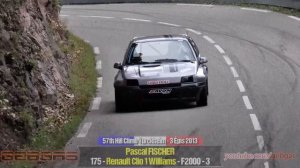 Renault Clio 1 Williams - Pascal FISCHER - HILL CLIMB - 2013 - Turckheim-Trois Epis