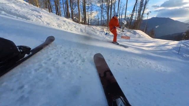 Роза Хутор. Чёрная трасса. смотреть онлайн