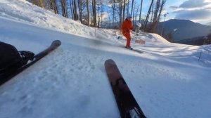 Роза Хутор. Чёрная трасса.