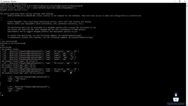 Where Condition in MongoBD Example | Filter & Search Documents |CRUD Operation | Asp.Net Core