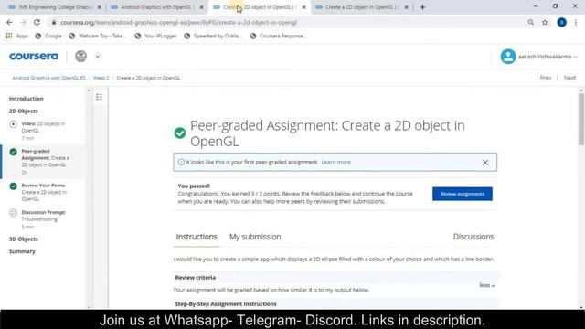 [C2] Android Graphics with OpenGL ES Solutions Advance App Development by Imperial College London