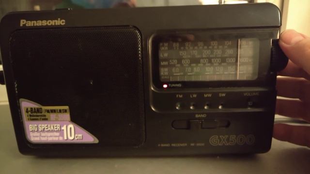Радиоприемник Panasonic GX500 (RF-3500). Демонстрация работы. смотреть онлайн