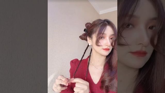 Super Cute Hairstyle Tutorial Korean Style for Girls смотреть онлайн