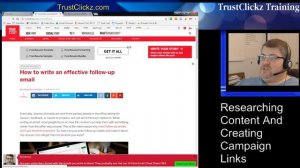 Trust Clickz Training - Researching Content and Creating Links