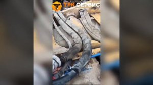 Снятие ДВС CAT434