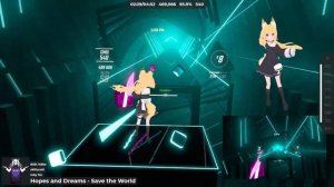 [Beat Saber]Hopes and Dreams - SAVE the World (Undertale) Full Combo 95.8% Rank SS