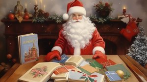 Поздравление Деда Мороза.