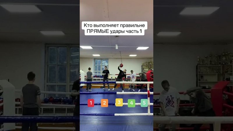 Кто выполняет правильные ПРЯМЫЕ удары?