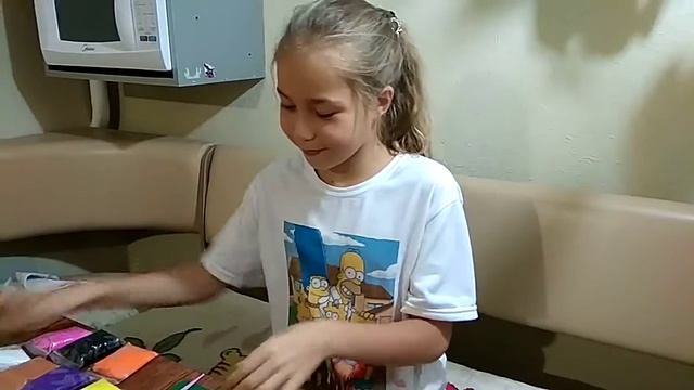Делаю краски из лёгкого пластилина! смотреть онлайн