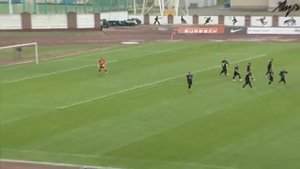 Вратарь забил гол от своих ворот. Высшая лига Беларуси.