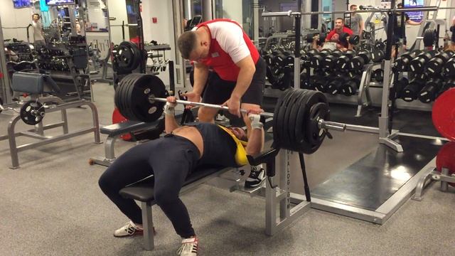 Жим лежа в слингшоте 230*1 смотреть онлайн