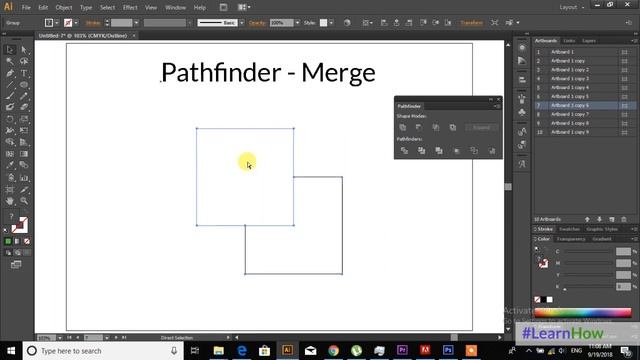 How to Use Pathfinder - Merge Tool смотреть онлайн
