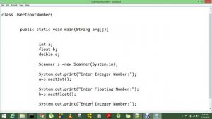 Java Programming Tutorials for Beginners - 07 - How to scan numbers in Java