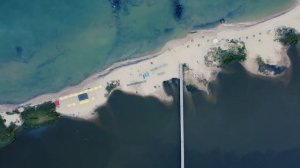 Вид с дрона. Азовское море. Приморск, 2021