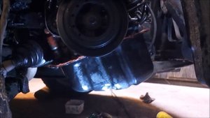 Toyota 3C-TE oil leak fix + belt replacement