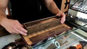 Деревянный пенал для кухонного ножа (Коробка 395*65*65)