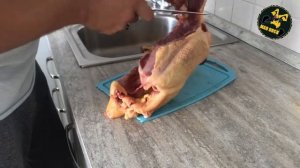 Финка Ромб №2 от Русского Булата. Тест - разделываем утку.