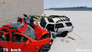 Toyota 4Runner против BMW xM5 100 кмч краш-тест! Драйв BeamNG