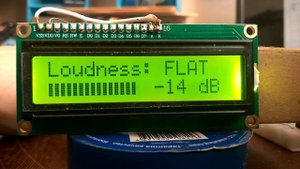Аудиопроцессор TDA7419 + LCD1602 (Arduino)