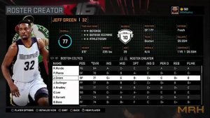 NBA 2k16- Using Custom Rosters