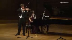 Andrey Baranov plays Prokofiev, Violin Sonata No. 2, II mvt.