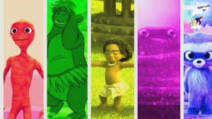 Color Dance challenge персонажи мультиков