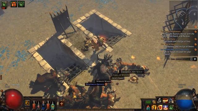 Path of Exile | Noob RF Build low lvl Marauder смотреть онлайн