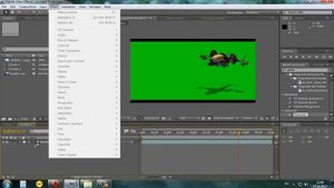 Как заменить зеленый фон в after effects