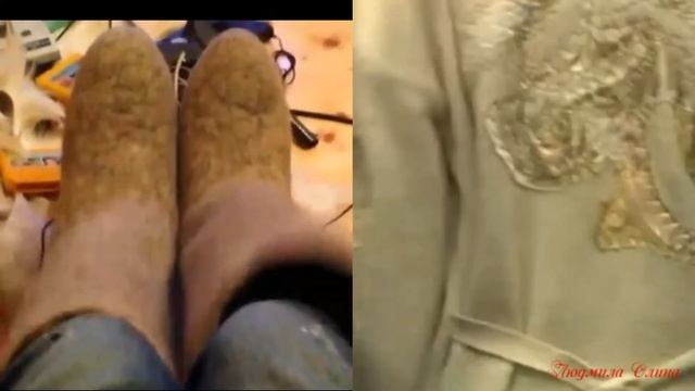 Русские валенки..   прикольн