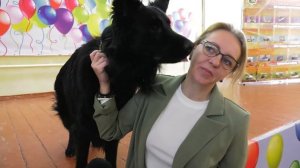 Показательное выступление юных кинологов.