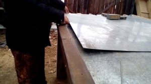 ЛИСТОГИБ, легкий для фальцевой кровли, медной чешуи, шашки