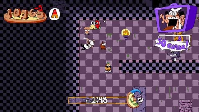 Pizza Tower P-Rank Gameplay - Level 1-1 - John Gutter смотреть онлайн