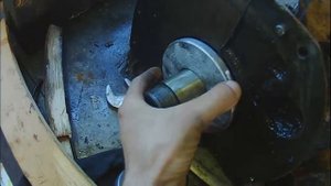 ремонт пд-23. установка коленвала н/о на место коленвала с/о.