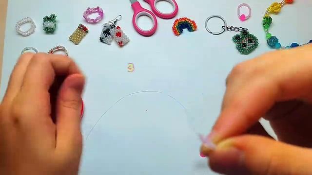 прикольное колечко из бисера смотреть онлайн