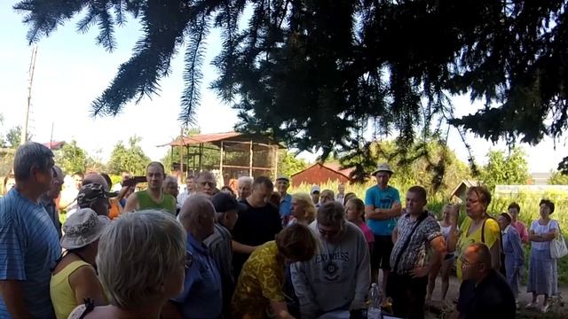 Рейдерский захват СНТ Окское. Начало собрания смотреть онлайн