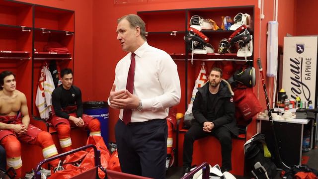 Season Finale: Lockers, Head Coach Ignatjevs, GM Feoktistov speech смотреть онлайн